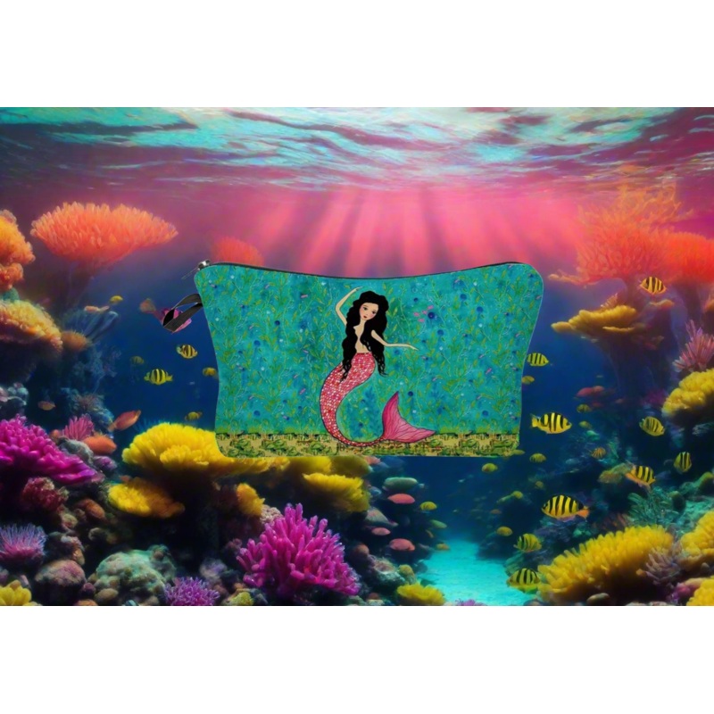 Zippered Pouch - Mermaid