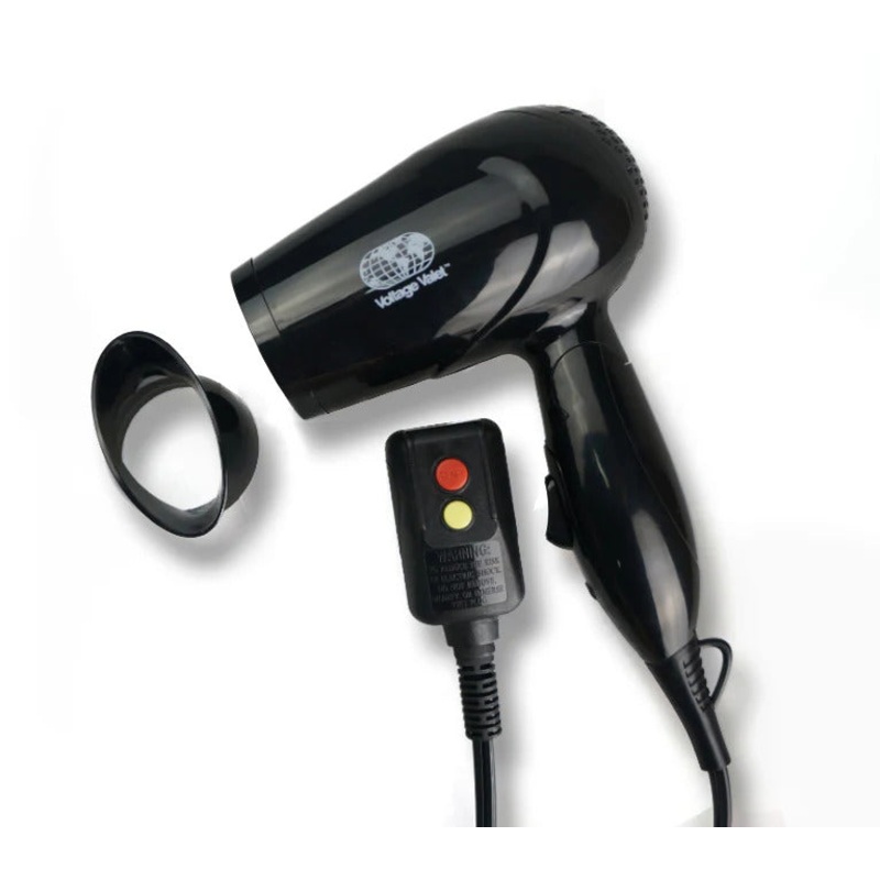 Voltage Valet Dual Voltage Travel Hair Dryer - 1000 Watt WK1818 Black