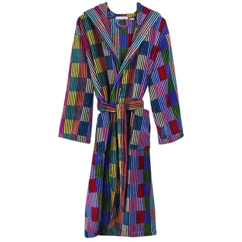 Bown of London Patchwork Luxury Dressing Gown - Multi-colour