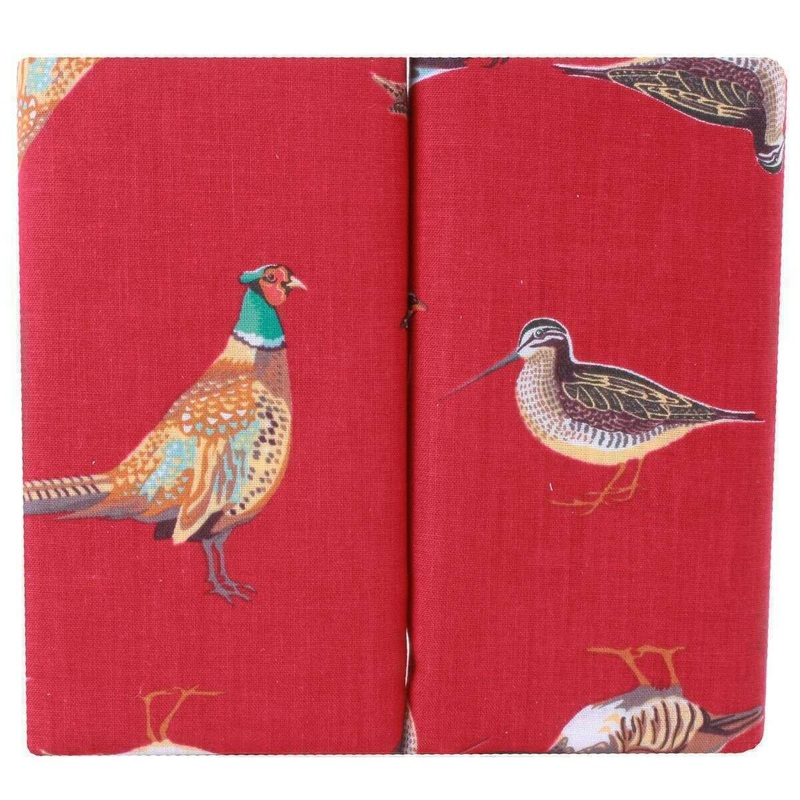 David Van Hagen Game Birds 2 Pack Handkerchief - Burgundy
