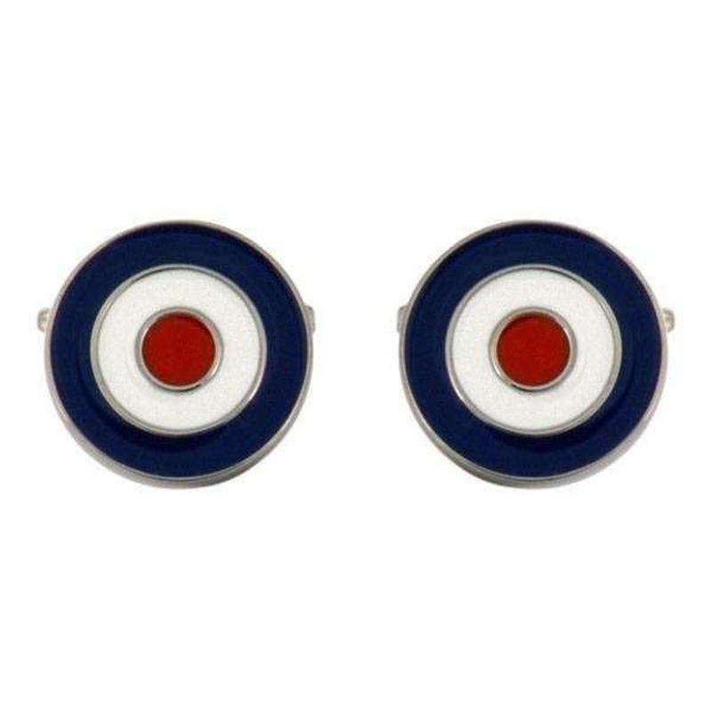 David Van Hagen RAF Cufflinks - Blue/White/Red