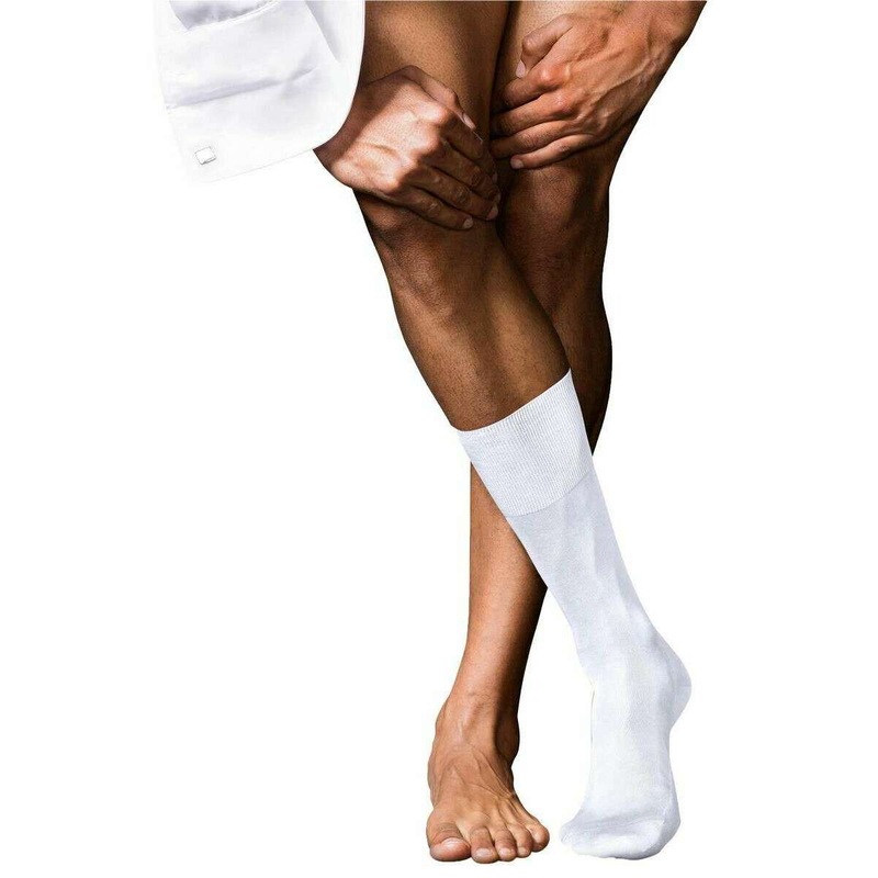Falke No 9 Pure Fil dcosse Socks - White