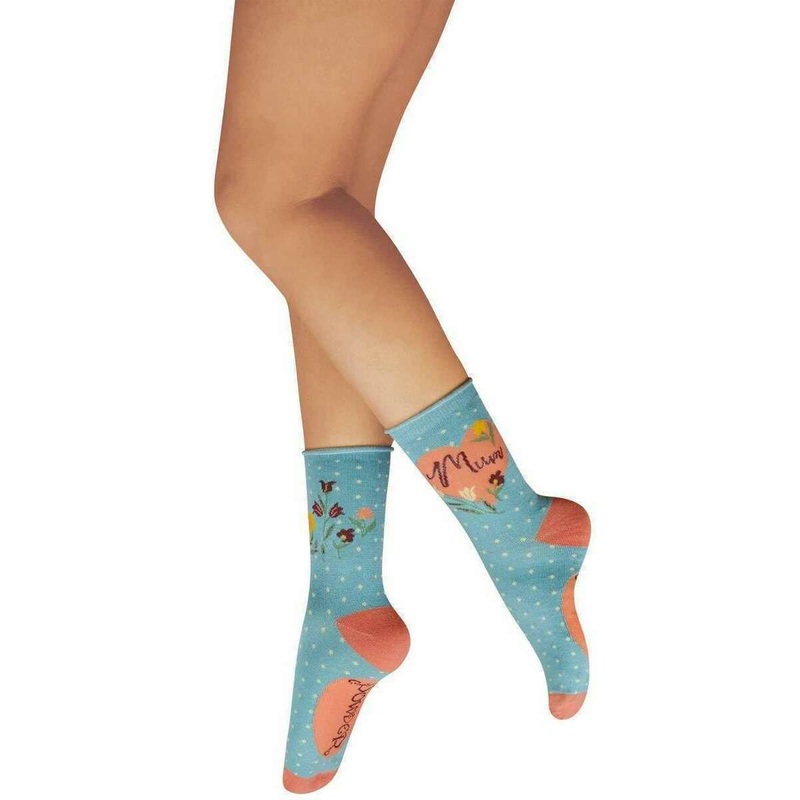 Powder Special Mum Ankle Socks - Denim Blue