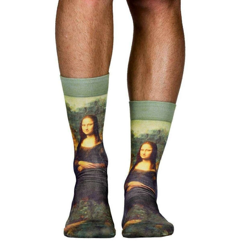 Wigglesteps Mona Lisa Socks - Green/Navy