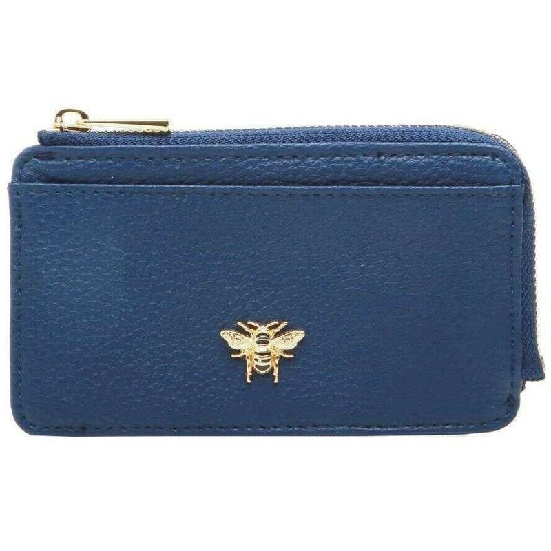 Alice Wheeler London Bath Coin Card Purse - Navy