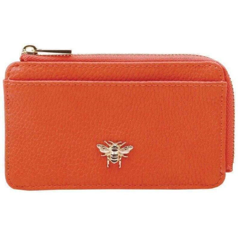 Alice Wheeler London Bath Coin Card Purse - Orange