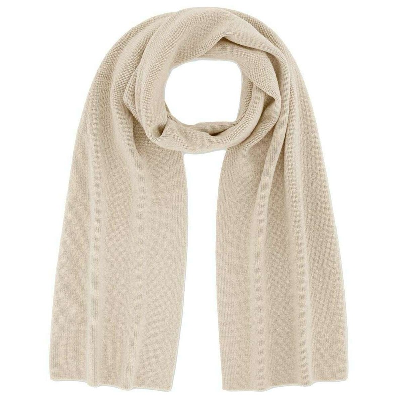 Falke Extra-Fine Merino Wool Scarf - Beige Mel