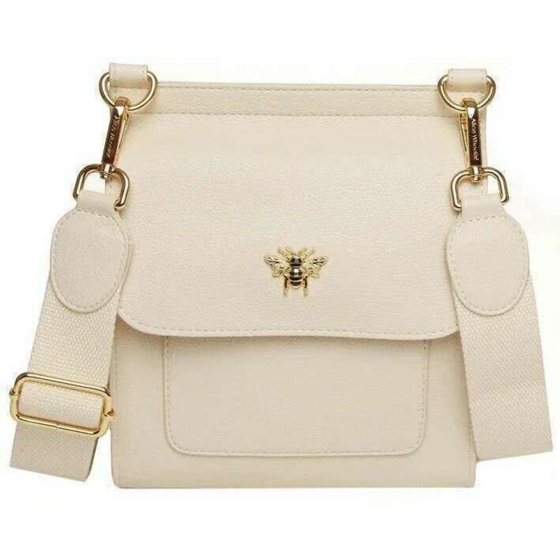 Alice Wheeler London Bloomsbury Crossbody Bag - Pastel Cream