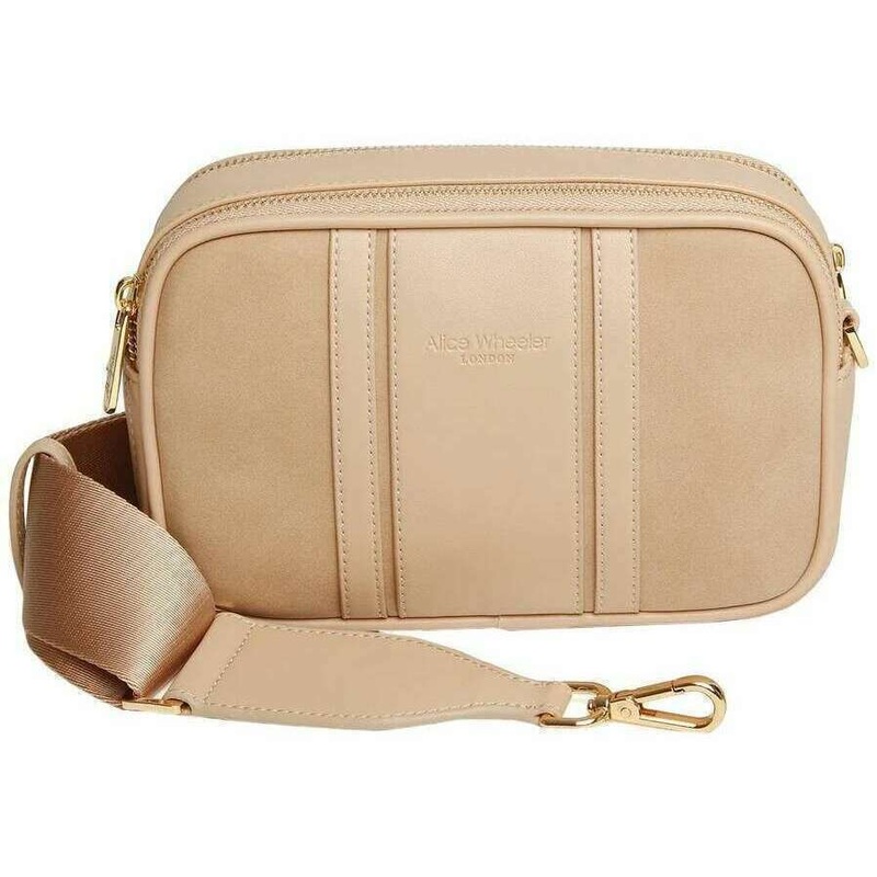Alice Wheeler London Madrid Camera Crossbody Bag - Sand Beige