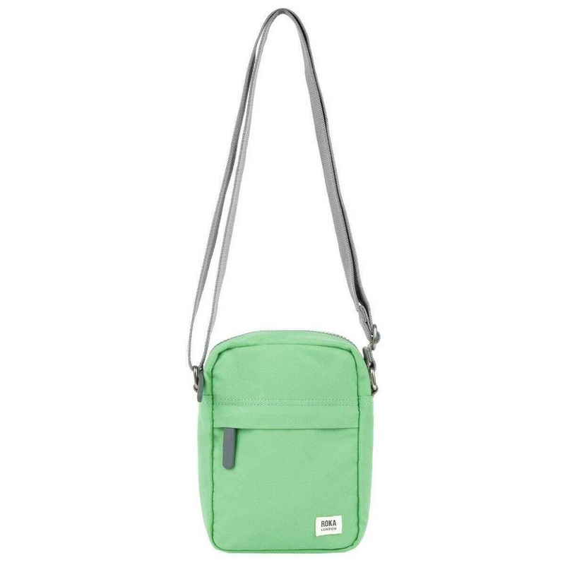 Roka Bond Recycled Canvas Crossbody Bag - Peppermint Green
