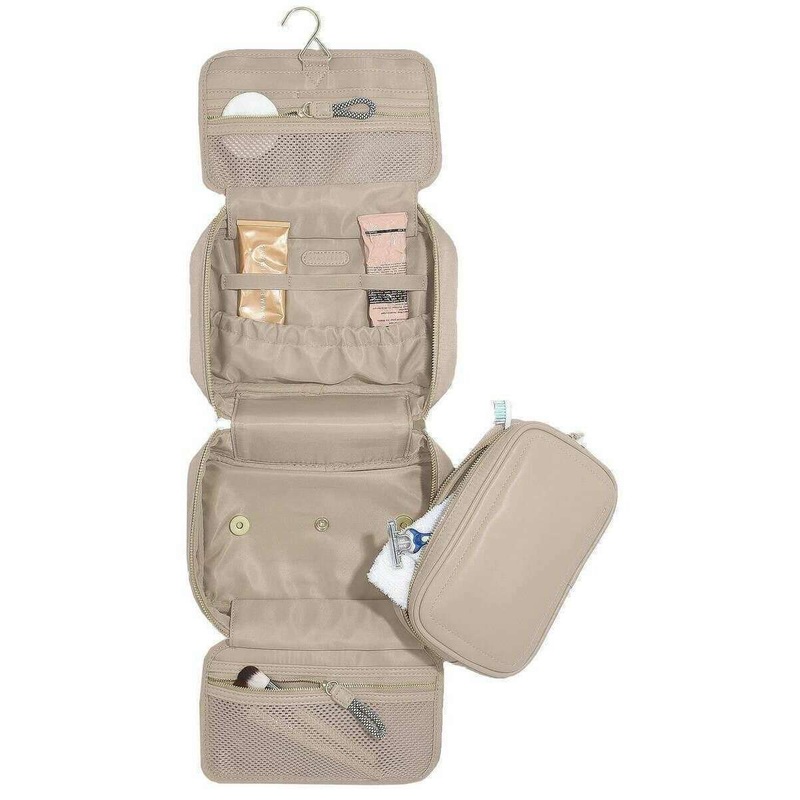 Stackers Hanging Wash Bag - Mushroom Beige