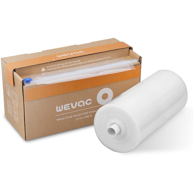 11 x 150 Food Vacuum Seal Roll with Cutter, BPA Free for Sous Vide & Food Storage
