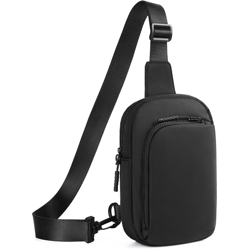 CHOLISS Small Crossbody Bags for Women and Men, Sling Bag for Women and Men Trendy, Fanny Packs Chest Bag with Extended Strap