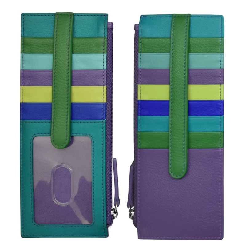 ILI New York Double Sided Credit Card Holder - Cool Tropics