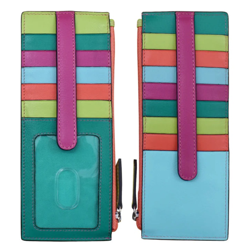ILI New York Double Sided Credit Card Holder - Paradise Multi