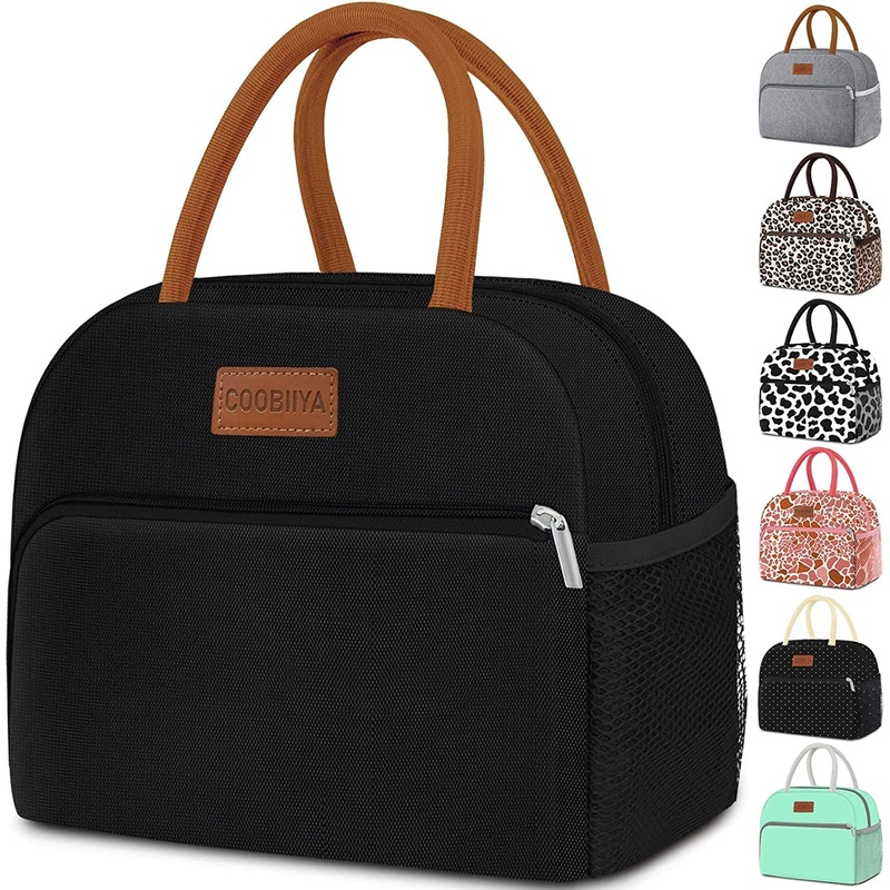 Reusable Lunch Bag Leakproof Insulated/Cooler Lunch Box Tote