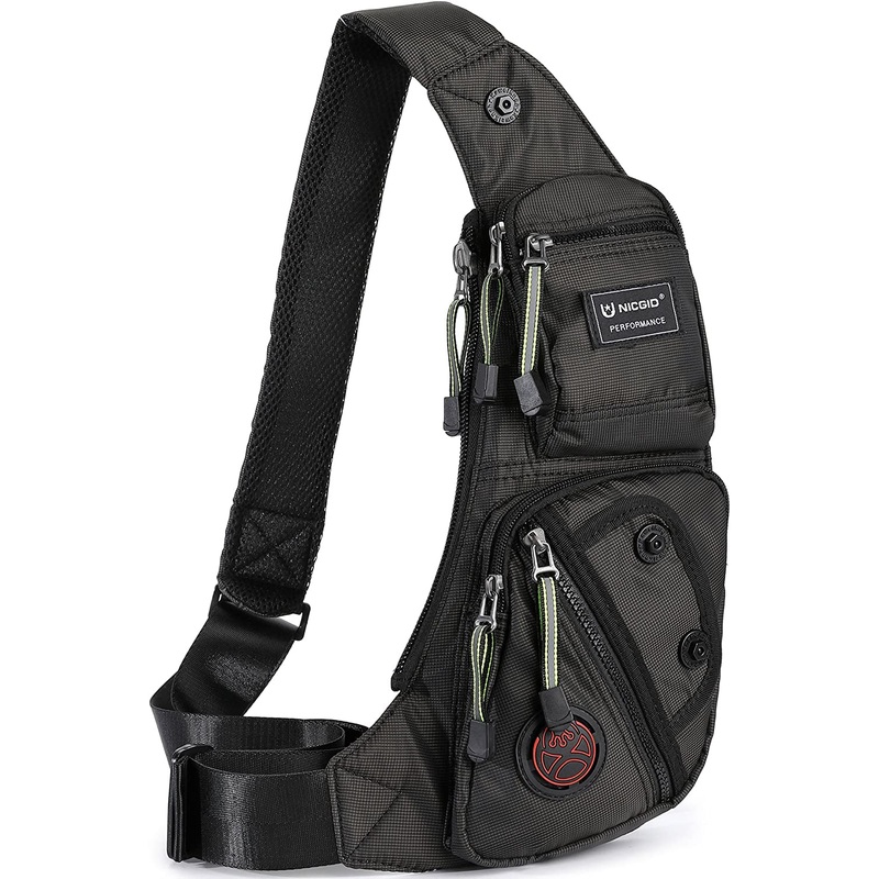 Sling Bag Chest Shoulder Backpack Casual Daypack for Men Women