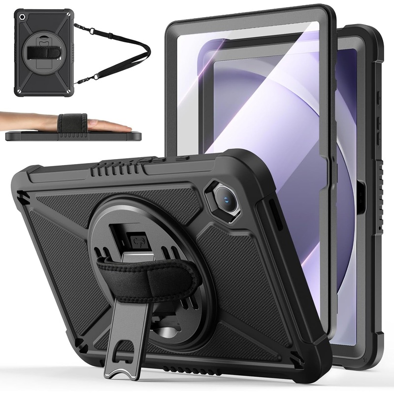 Tablet Cases with Screen Protector/Rotating Stand and More for Galaxy Tab A9+ / A9 Plus 11 Inch
