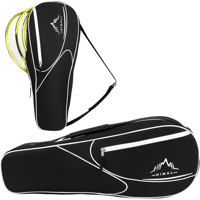 Tennis Bag With Protective Pad, Holds 3 racquets for Sports Enthusiasts of All Ages