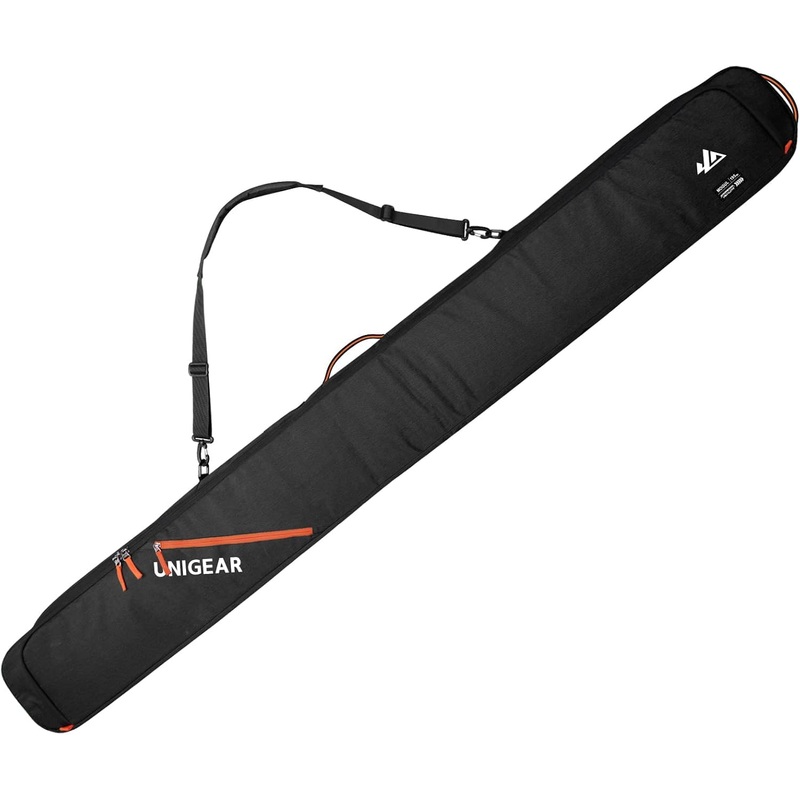 Unigear Waterproof Travel Ski Bag, 360 Fully Padded Protection, Up to 192cm