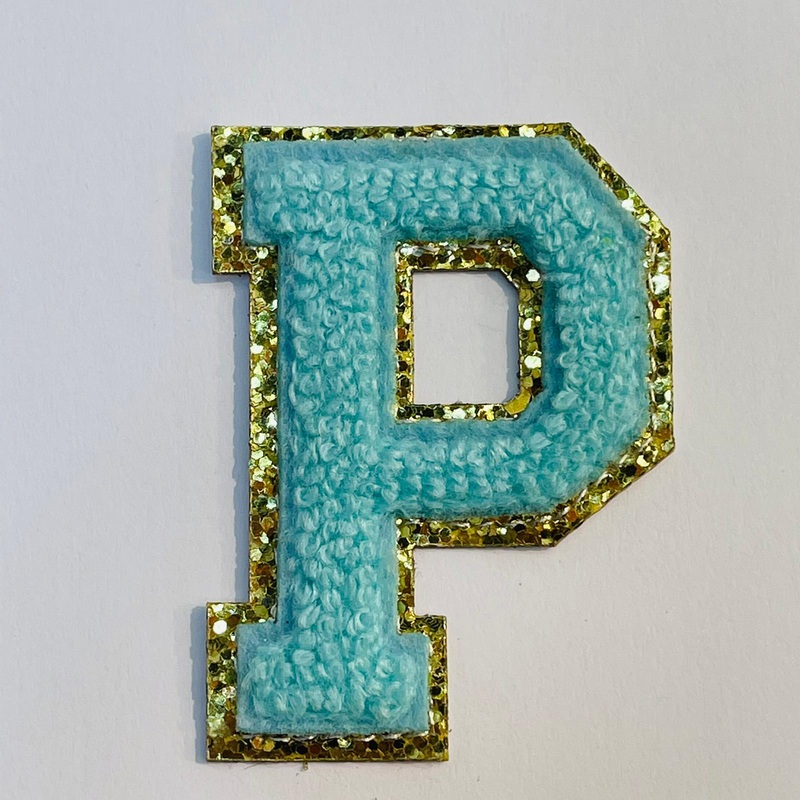 Varsity Letter Patch P - Mint