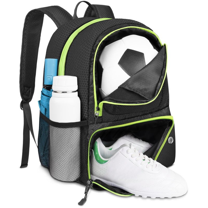 YOREPEK Soccer Backpack, Water resistant Sport Bags Fit Basketball Volleyball Football