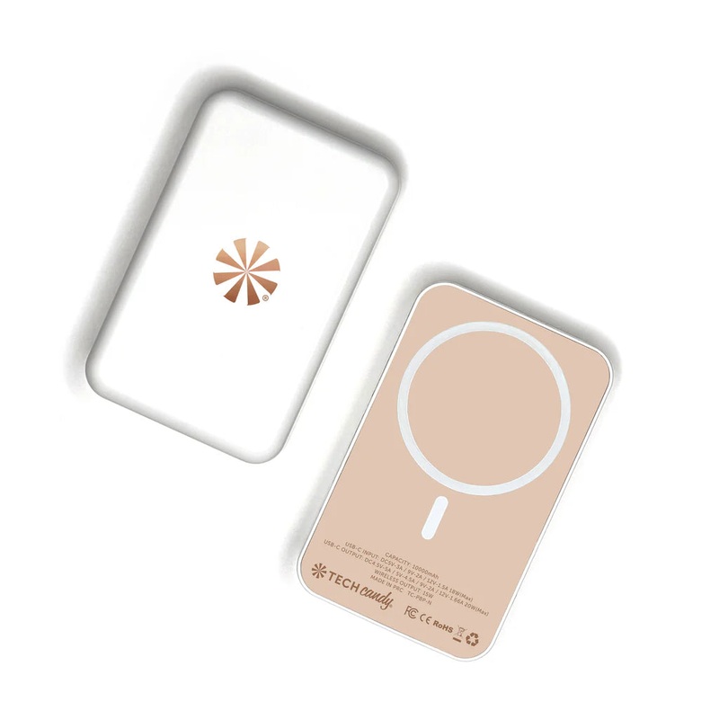 Tech Candy Piggy Back Power Magnetic Battery - Natural