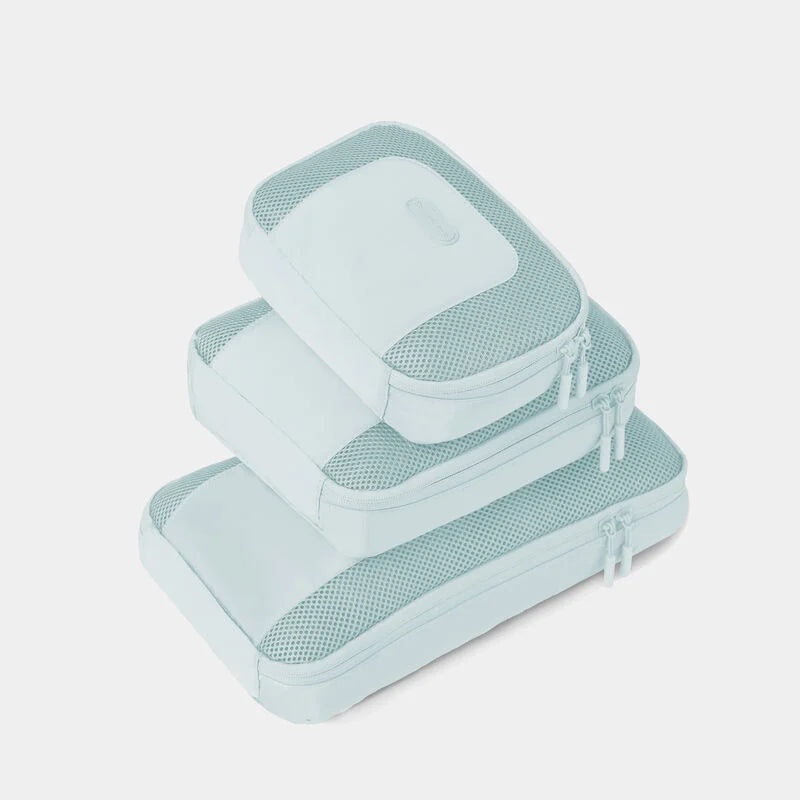 Travelon Bags Set of 3 Packing Cubes - Ice Mint