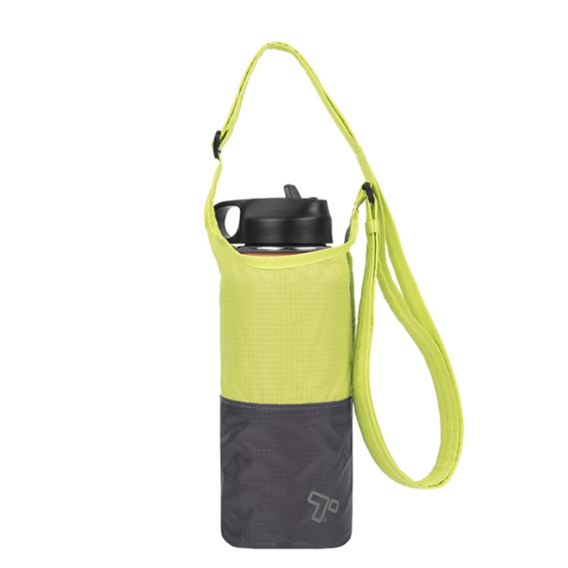 Travelon Packable Water Bottle Tote - Lime/Grey