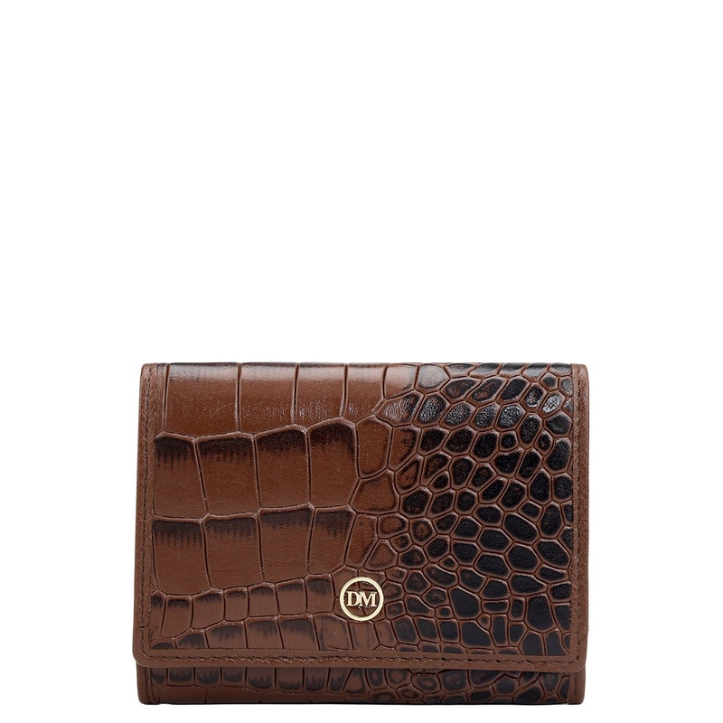 3 Slots Leather Card Case - Date