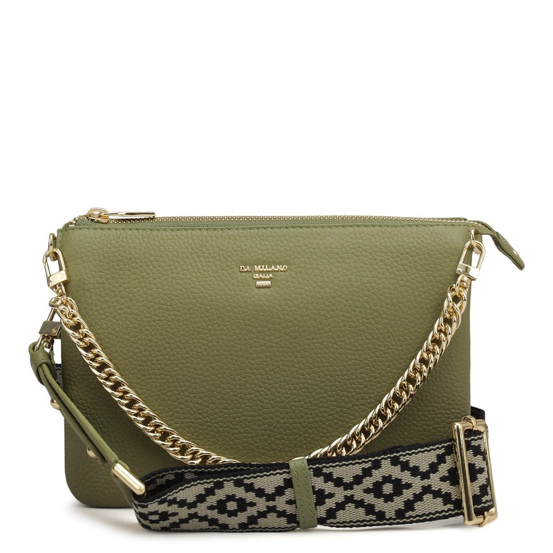 Small Wax Leather Sling - Fern