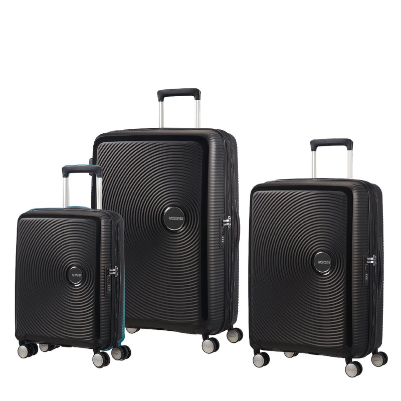 American Tourister Curio 3 Piece Nested Spinner Expandable Set