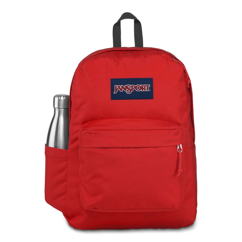 JanSport SuperBreak Plus Backpack - Red Tape
