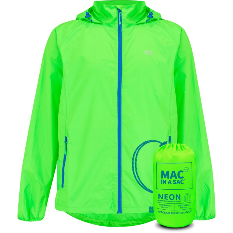 Mac In A Sac NEON 2 Jacket - Neon Green