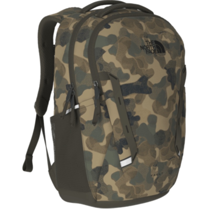 The North Face Vault Backpack - Utility Brown Camo Texture Print/New Taupe Green
