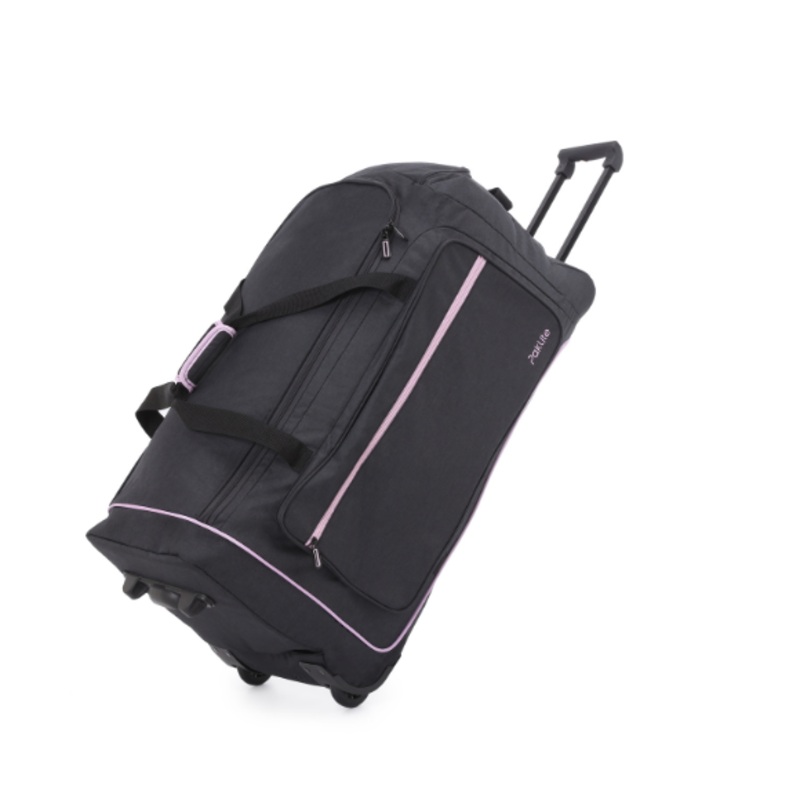 Paklite - PA30 76cm 110Lt Duffle on Wheels - Black/Purple