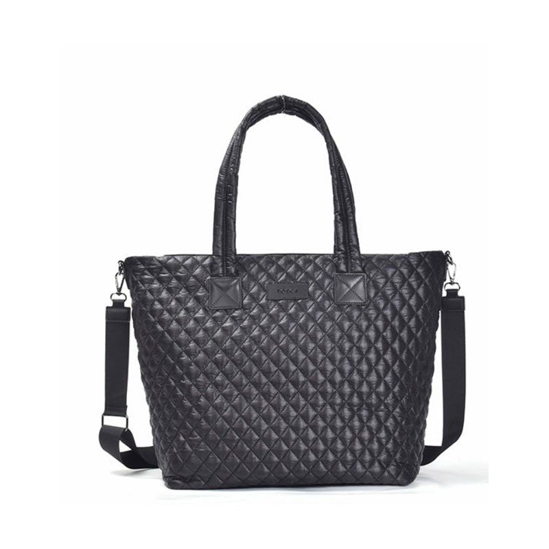 Tosca - MET980 Metro Quilted15in Laptop Work tote - Black
