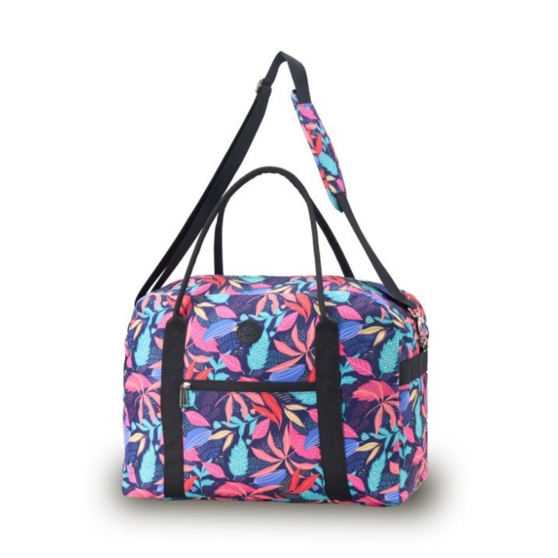 Tosca - TCA935-L Fashion overnight tote - Black/Tropical