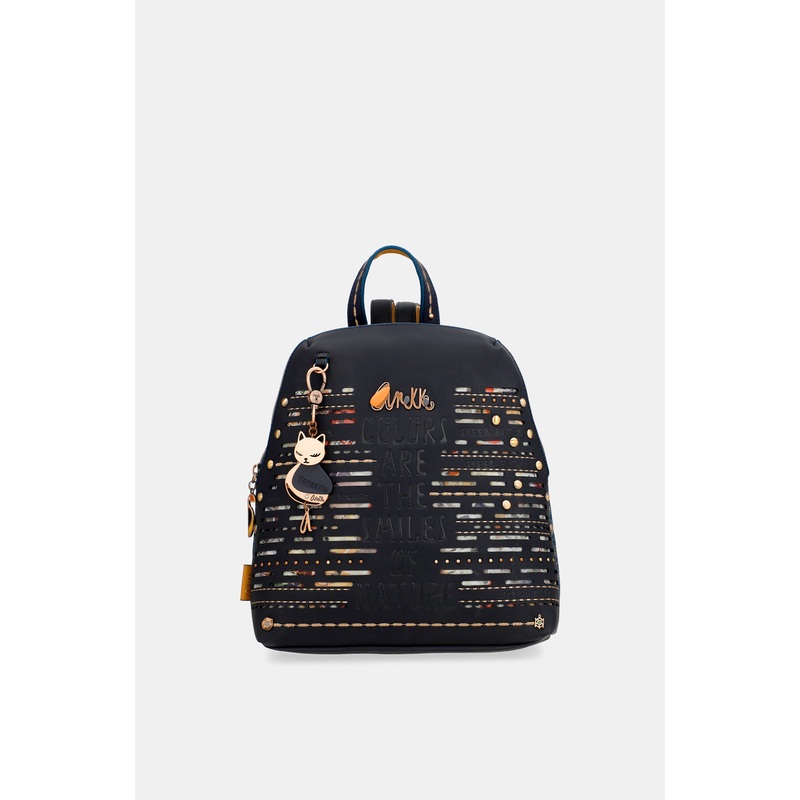 Nature Pachamama navy blue backpack