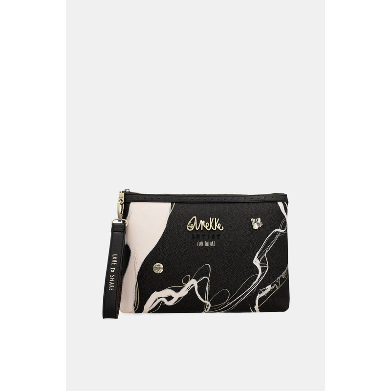 Nature Shod black clutch bag
