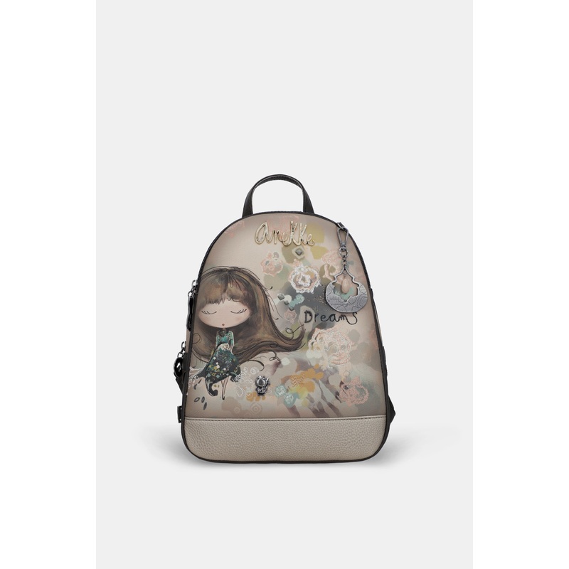 Real 3-compartment backpack