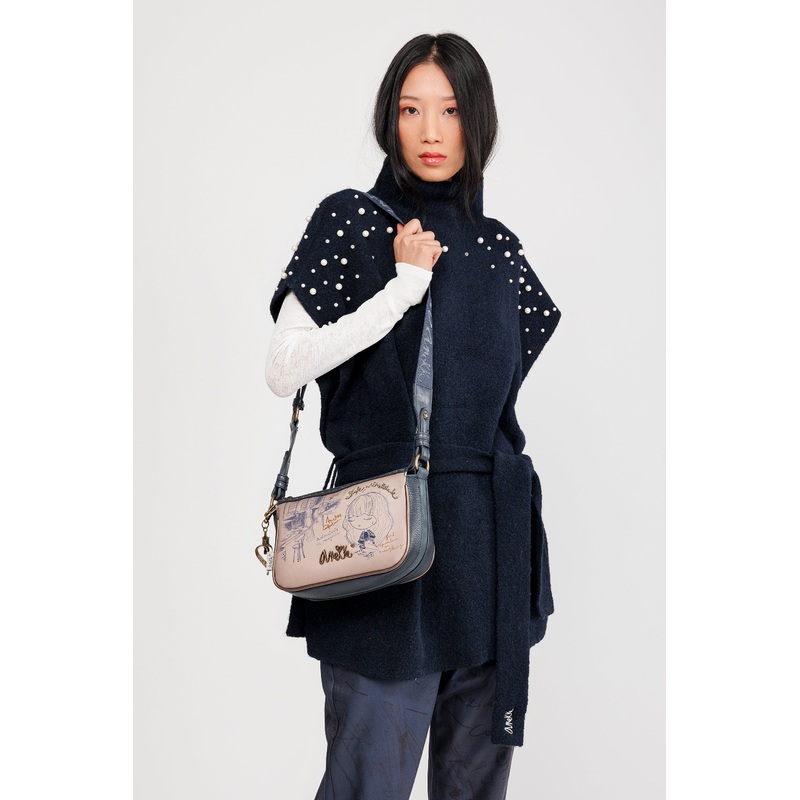 Studio 2-compartment crossbody bag