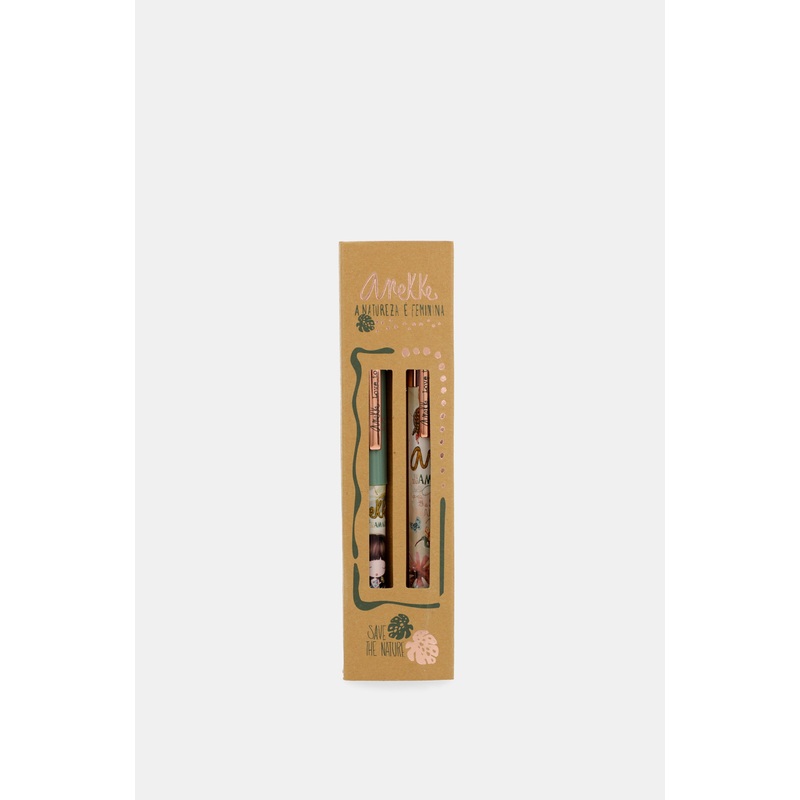 Amazonia ballpoint pen plus mechanical pencil set