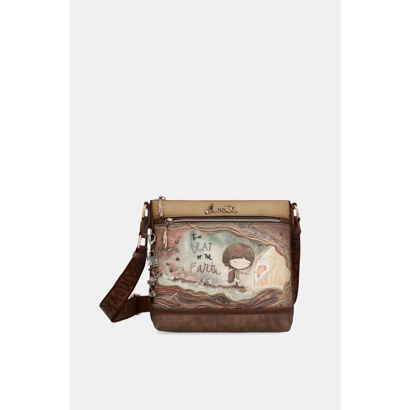 Core 3-compartment medium crossbody bag