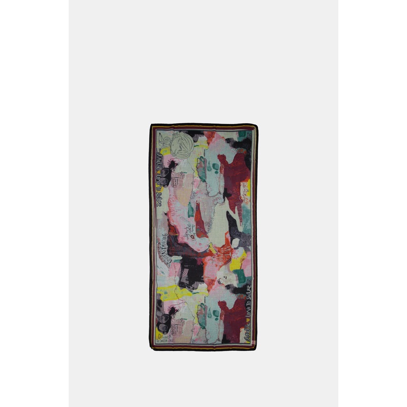 Core multicoloured scarf