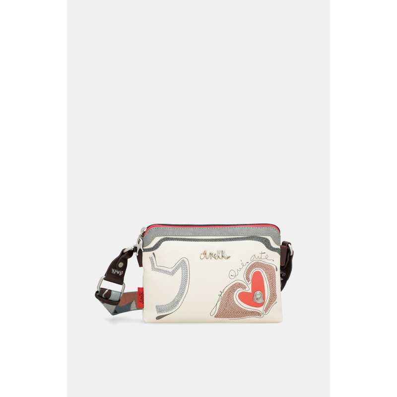 Double compartment crossbody bag Alma