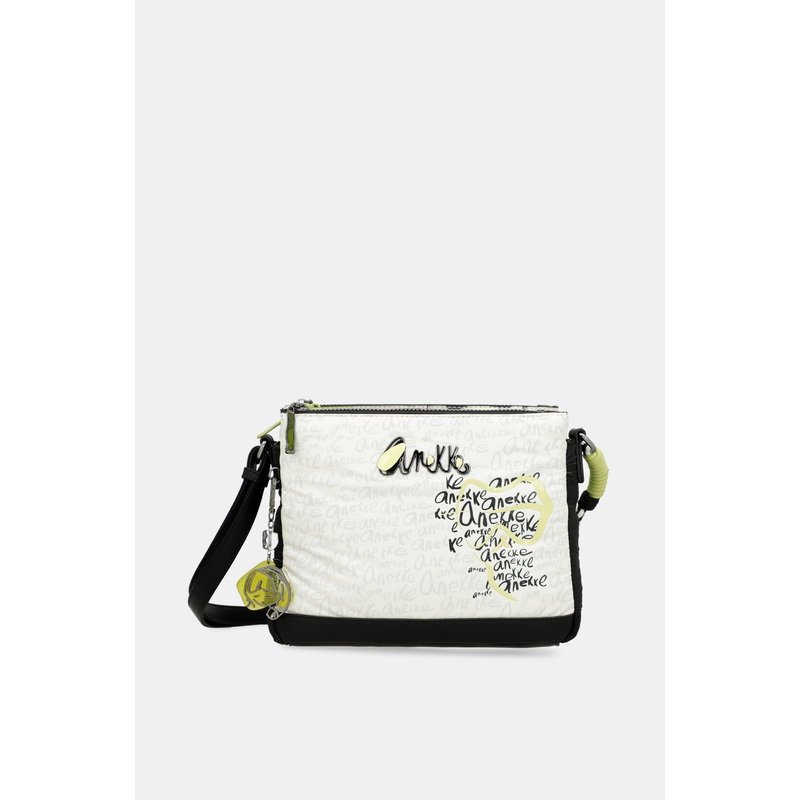 Printed crossbody bag with 3 compartments Nature Towanda