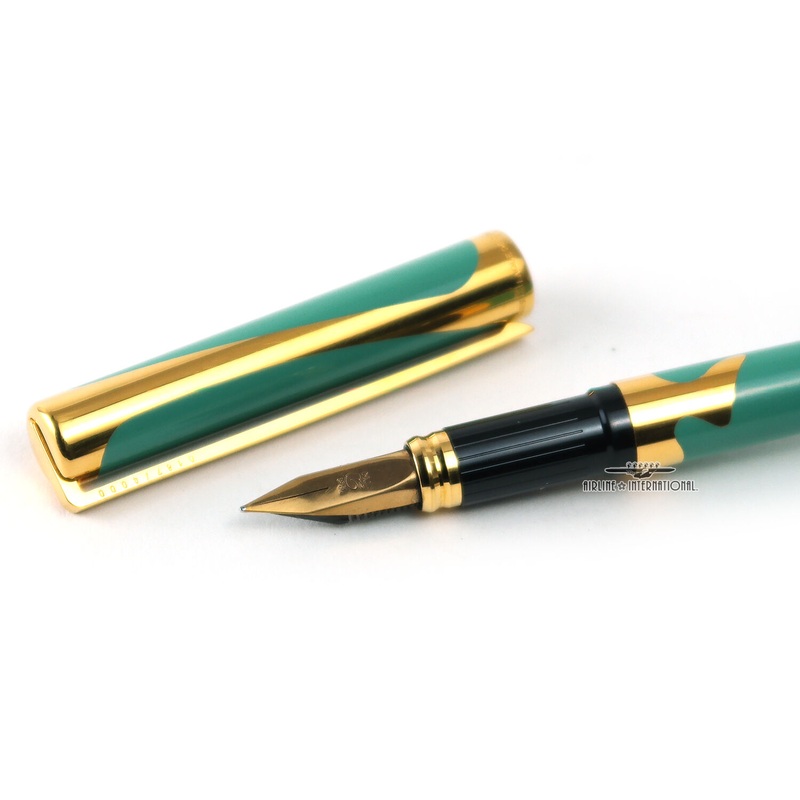S.T. Dupont Art Nouveau Green Limited Edition Fountain Pen #31/4000