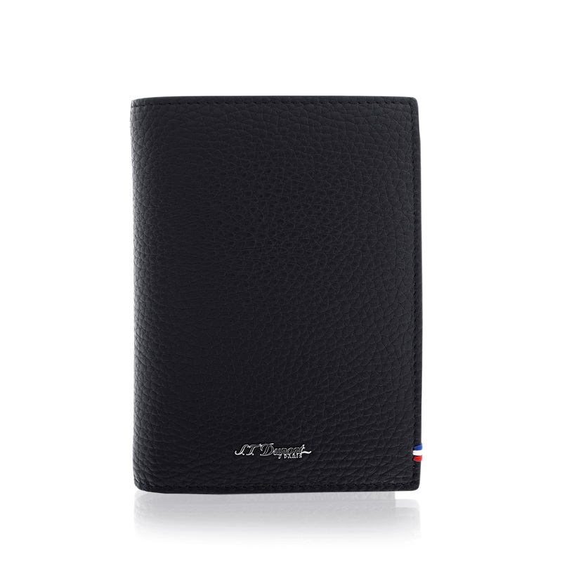 S.T. Dupont Grained Neo Capsule 4-Card Vertical Wallet