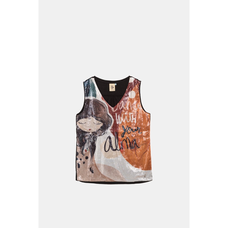Sequin top Alma